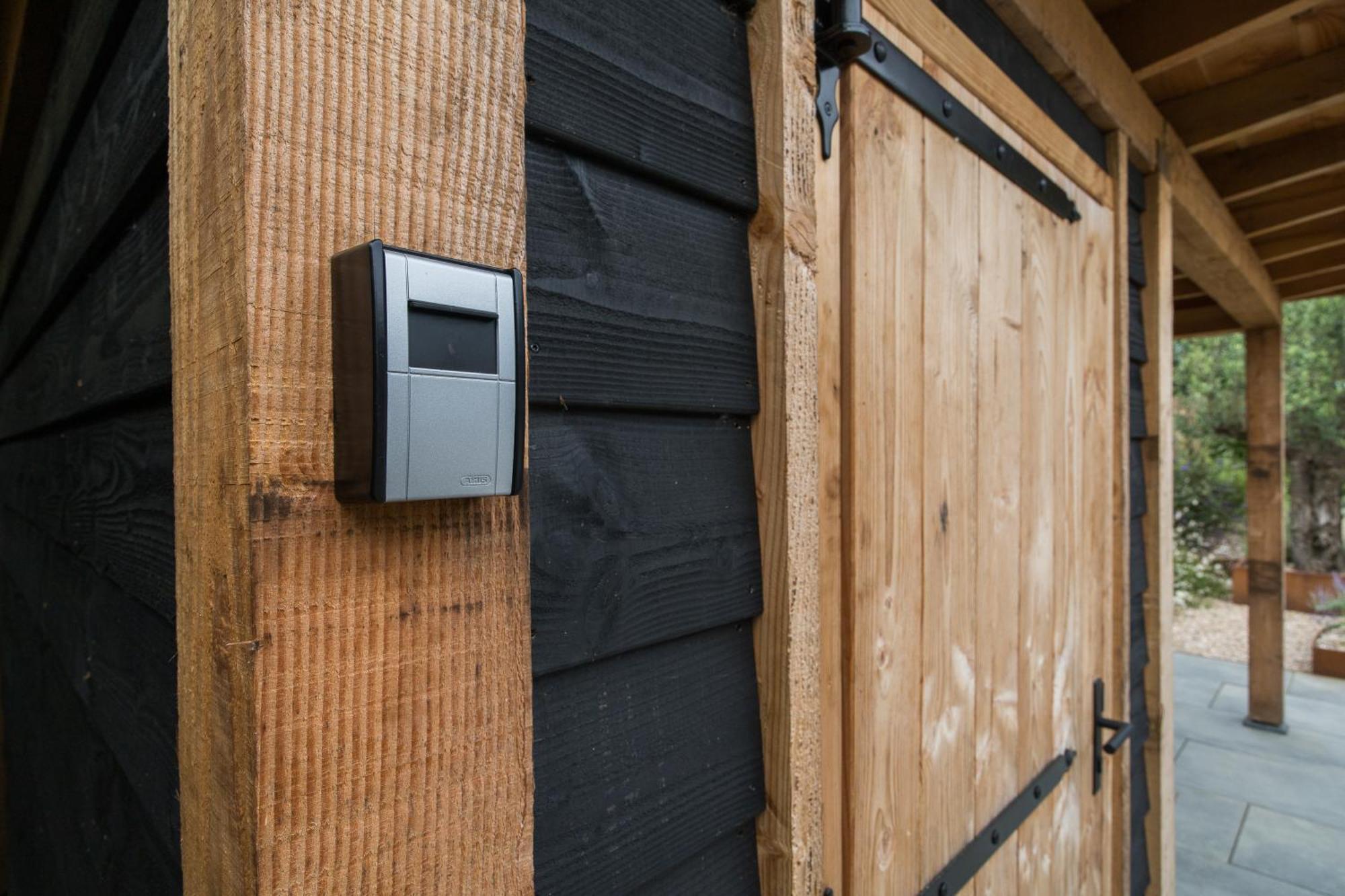 Modern Ingericht Chalet Op Groen Park Op De Veluwe エーペ エクステリア 写真